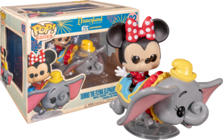 Disneyland: 65th Anniversary - Minnie Mouse with Dumbo The Flying Elephant Attraction Pop! Rides Vinyl Figure