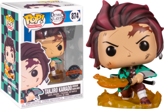 Demon Slayer - Tanjiro with Flaming Blade Pop! Vinyl Figure