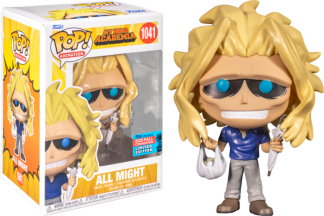 My Hero Academia - All Might with Bag and Umbrella Pop! Vinyl Figure (2021 Fall Convention Exclusive)