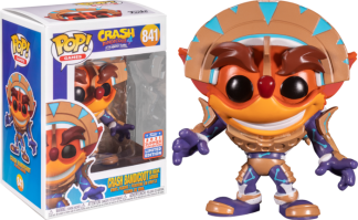 Crash Bandicoot 4: It 's About Time - Crash Bandicoot with Mask Armour Pop! Vinyl Figure (2021 Summer Convention Exclusive)