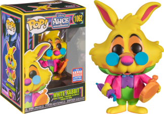 Alice in Wonderland - Blacklight White Rabbit Pop! Vinyl Figure (2021 Summer Convention Exclusive)