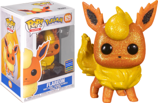 Pokemon - Flareon Diamond Glitter Pop! Vinyl Figure (2021 Wondrous Convention Exclusive)