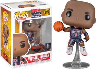 NBA Basketball - Michael Jordan 1992 Team USA Blue Jersey Pop! Vinyl Figure