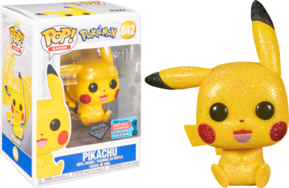 Pokemon - Pikachu Sitting Diamond Glitter Pop! Vinyl Figure (2021 Fall Convention Exclusive)