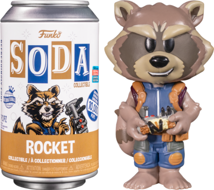 Guardians of the Galaxy - Rocket Raccoon Vinyl SODA Figure in Collector Can (2021 Fall Convention Exclusive)