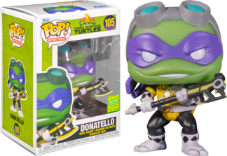 Power Rangers x Teenage Mutant Ninja Turtles - Donatello as Black Ranger Pop! Vinyl Figure (2022 Summer Convention Exclusive)