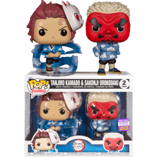 Demon Slayer - Tanjiro Kamado & Sakonji Urokodaki Pop! Vinyl Figure 2-Pack (2023 Summer Convention Exclusive)