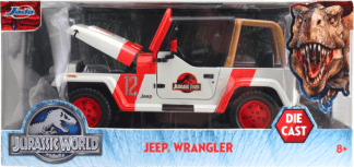 Jurassic World - 1992 Jeep Wrangler 1/24th Scale Hollywood Rides Die-Cast Vehicle Replica