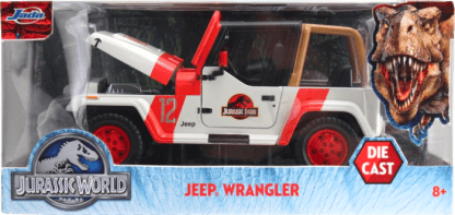 Jurassic World - 1992 Jeep Wrangler 1/24th Scale Hollywood Rides Die-Cast Vehicle Replica
