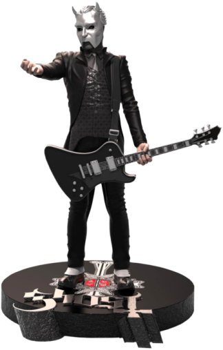 Ghost - Nameless Ghoul with Black Guitar Rock Iconz 1/9th Scale Statue