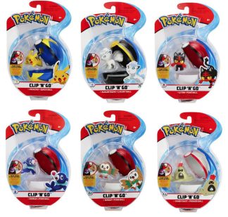 POKEMON CLIP N GO POKEBALL (Sold Individually)