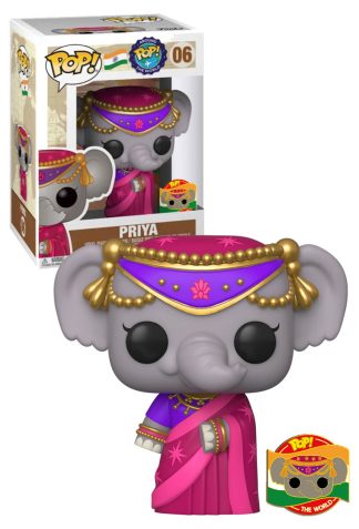 Around The World - Priya with Pin India Pop! Vinyl Figure