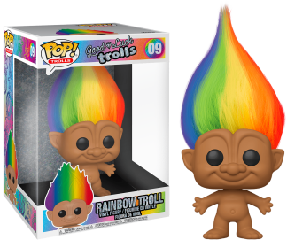 Troll Dolls - Troll with Rainbow Hair (Chase Variant) 10 Inch Pop! Vinyl Figure