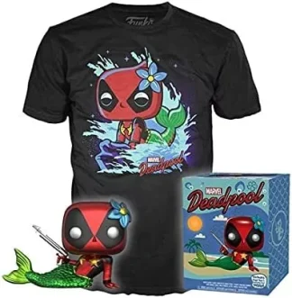 Pop! Marvel Collectors Box: Deadpool Mermaid Pop! & Tee