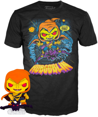Spider-Man: The Animated Series - Hobgoblin Glow in the Dark Pop! Vinyl Figure & T-Shirt Box Set (Special Edition)