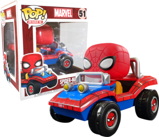 Spider-Man - Spider-Man with Spider Mobile Pop! Rides Vinyl Figure