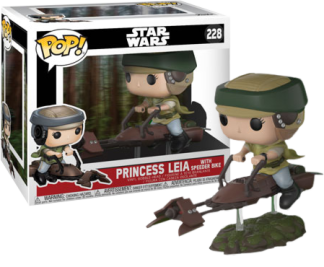Star Wars - Princess Leia on Speeder Bike Deluxe Pop! Vinyl Figure