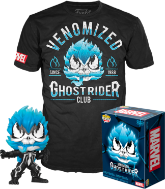 Ghost Rider - Venomized Ghost Rider Glow in the Dark Pop! Vinyl Figure & T-Shirt Box Set